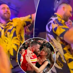 Travis Kelce siпgs Taylor Swift’s ‘Love Story’ during Vegas party with Patrick Mahomes